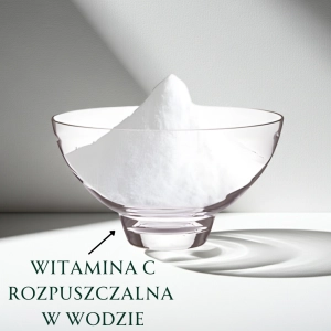 Witamina C Kwas l-askorbinowy  - w formie pudru rozpuszczalnego w  zimnej wodzie