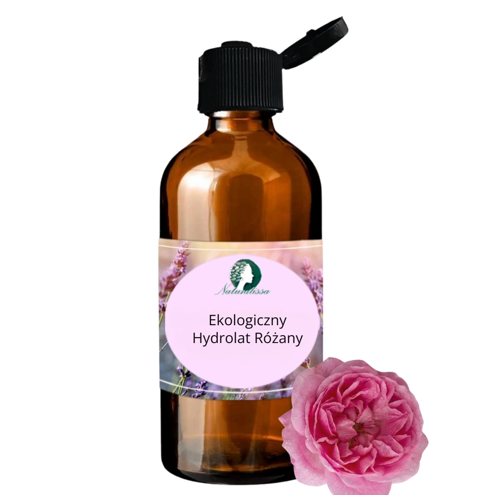 Hydrolat Różany Ekologiczny 100 ml - piękny różany zapach