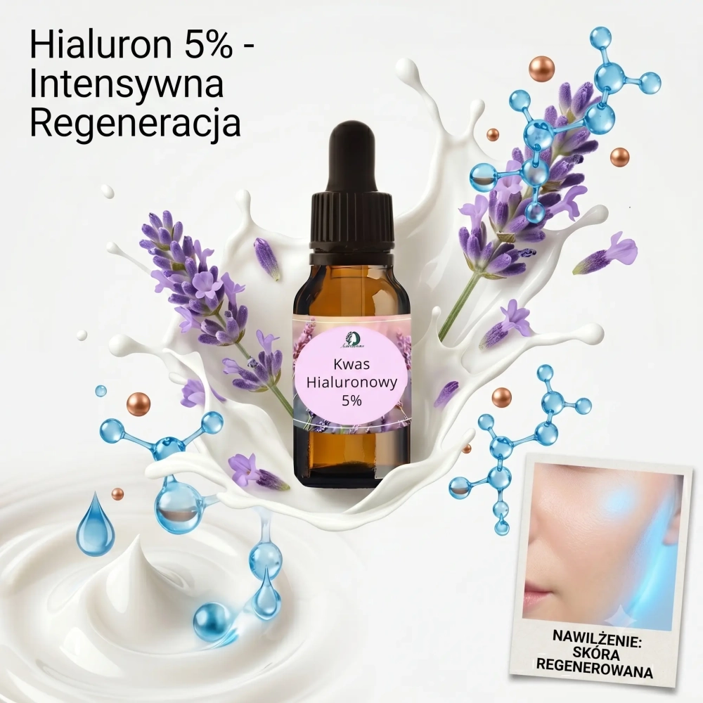 Kwas Hialuronowy 5% max stężenie potrójnego HA