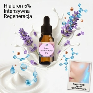 Kwas Hialuronowy 5% max stężenie potrójnego HA